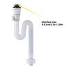 Lavandino Scarico Lavabo Idraulico Tubo di Scarico Flessibile Universale Tubo Flessibile per Scarico Lavandino Sifone Lavandino Filtro Lavandino Tubo di Scarico