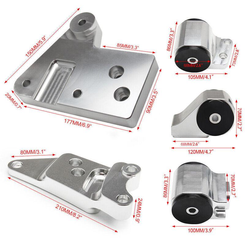 For Honda Civic 96 00 EK Chassis K Swap K20 K24 Engine Mount Bracket