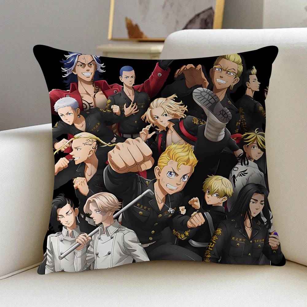 Anime T-Tokyo-Revenger Kissenbezug 30x50 Polyester Sofakissen Dekorative Wurfkissen Heimdekoration Kissenbezug