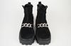 Suede Boots with Chain El Passo 1661 36 Black Winter