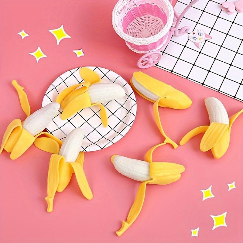 Bananowe Squishies Stres Relief Miękkie Zapachowe Symulacje Bananowe Owoce Ściskane Zabawki Zabawne Uroczy Prezent Urodzinowy Nowość Zabawka dla Dzieci