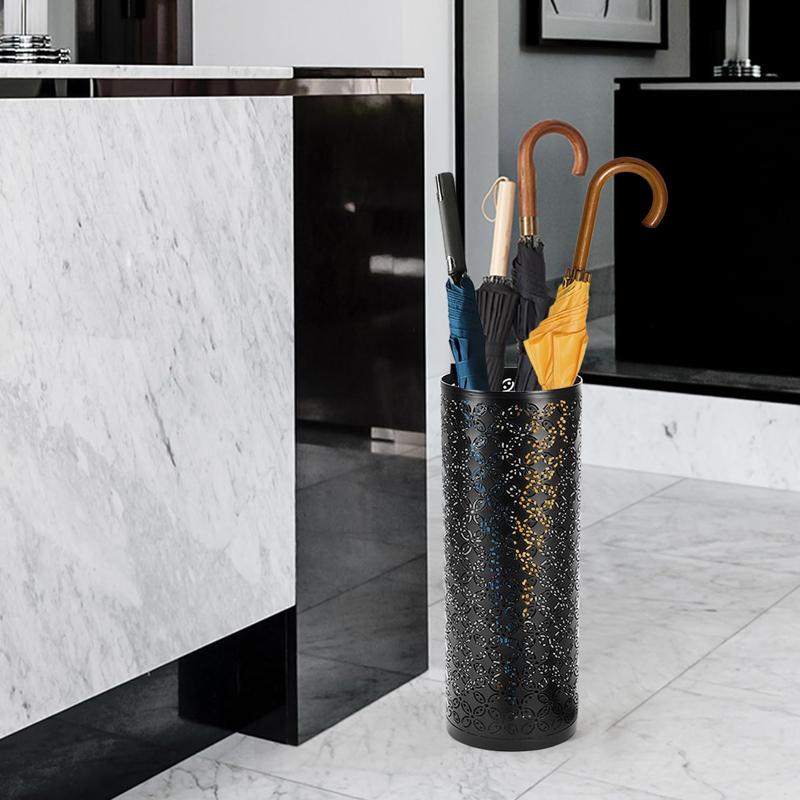 1PC Umbrella Rack Durable Umbrella Holder Home Rustproof Entryway For Canes and Umbrellas Space-Saving 2 Colors