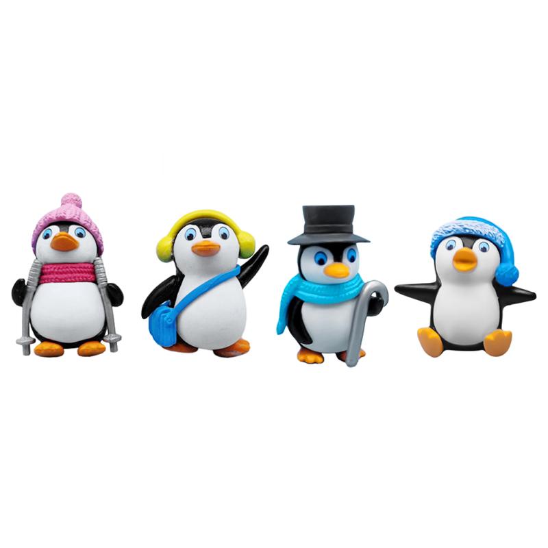 

Плавающие украшения для аквариума Милый маленький пингвин (проволока + шарик) Украшение аквариума Мультяшная рыба