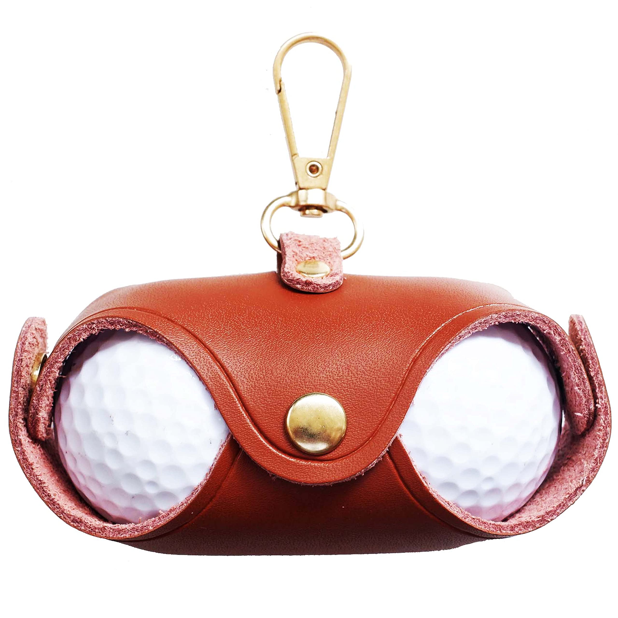 Billionworks Golf Ball Case Golf Ball Case (Brown) one size