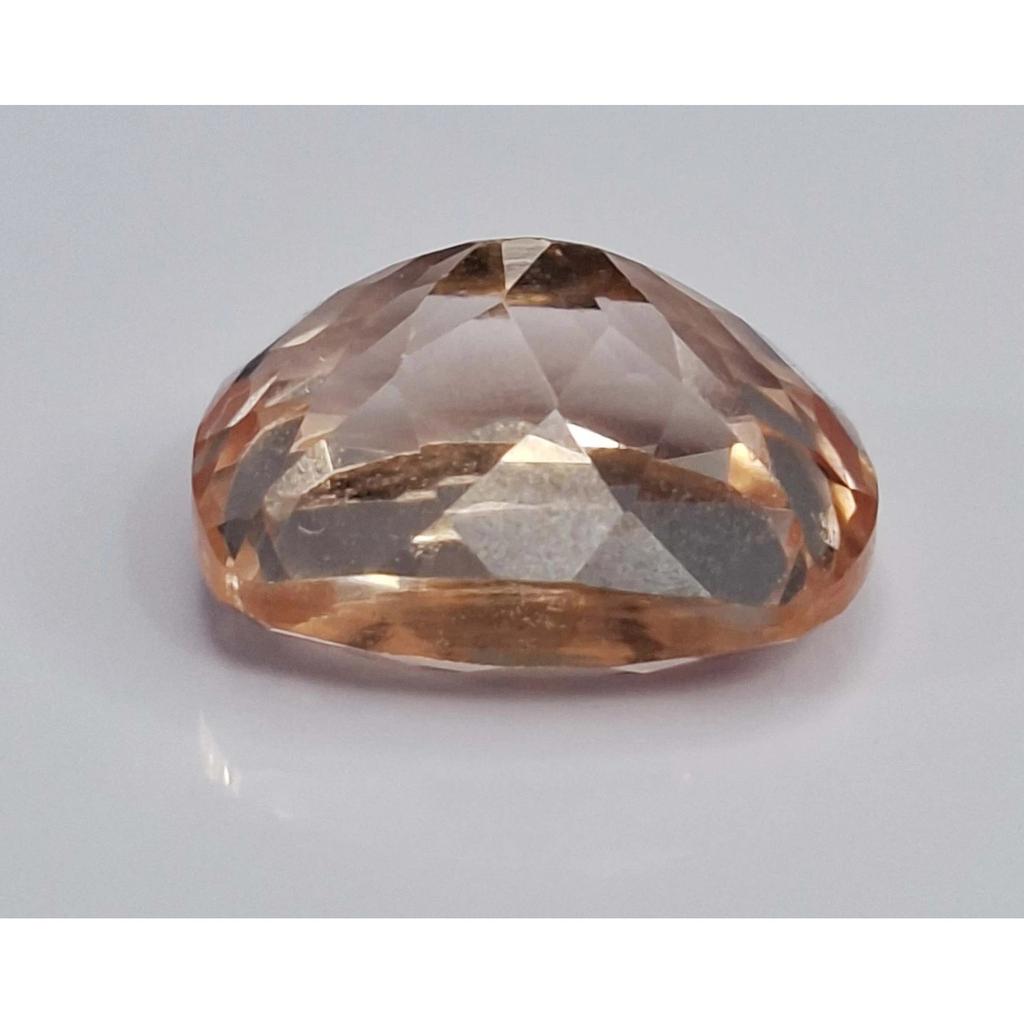 Stunning Peach Morganite Natural Cushion Cut 8-10 Ct Certified Loose Gemstone