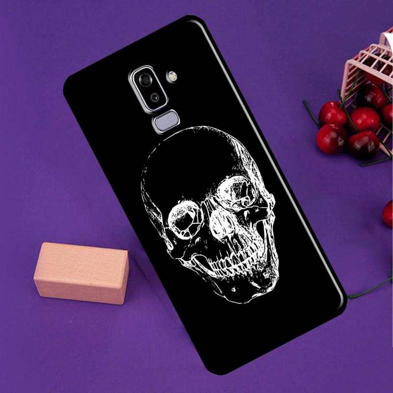 Cool Spooky Skull Face Phone Case For Samsung Galaxy J3 J5 J7 2017 J1 A5 A3 2016 J8 J4 J6 Plus A6 A8 A7 A9 2018