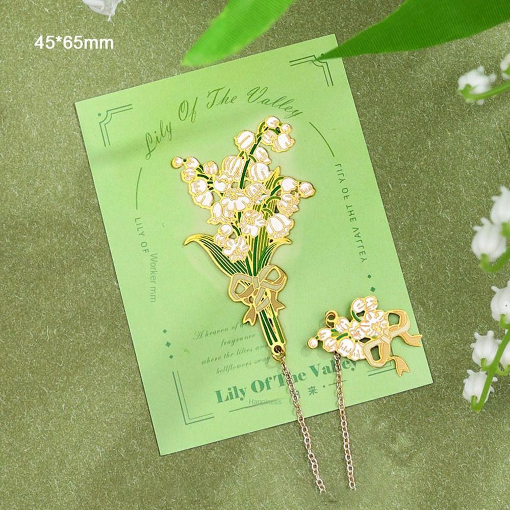 

Китичка Металева закладка Латунь Книжка Ретро Квіти Латунь Закладка Вчитель Style 2