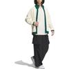 adidas Originals X Notitle Collaboration FW23 Spliced Contrast Zip-Up Stand Collar Jacket Unisex Jacket White IN1087