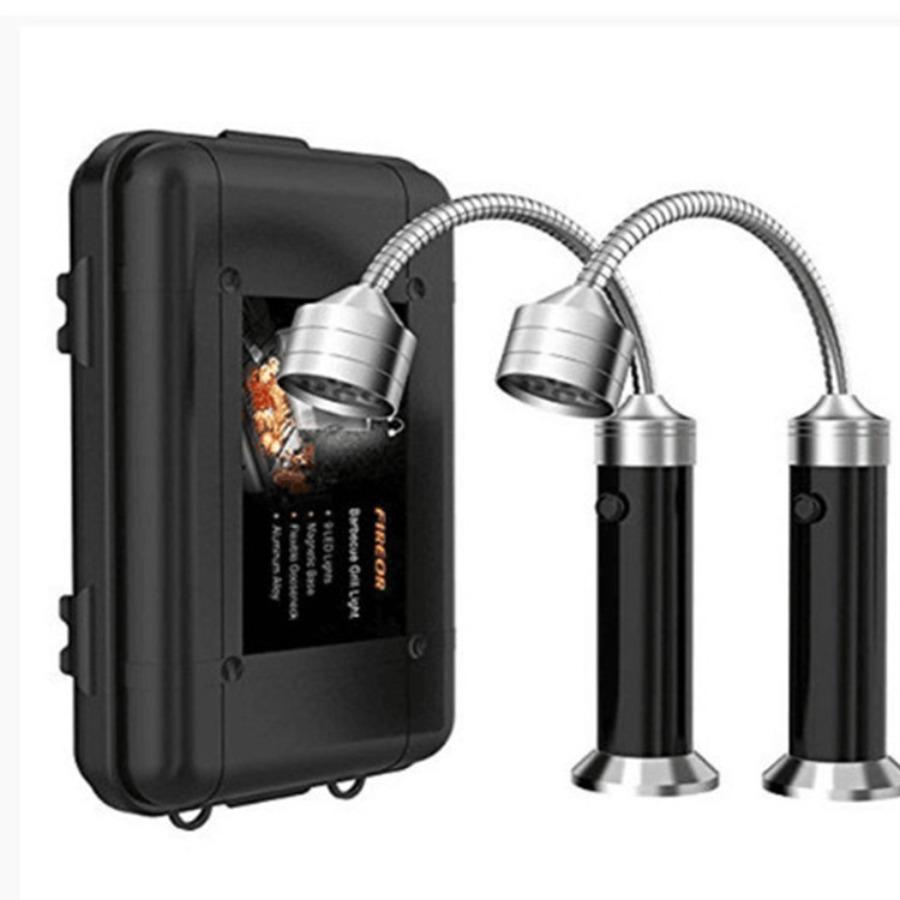 BBQ Grill Light Soft Tube Lighting Lamp Adjustable Super-Bright 9 LED Flashlight Magnetic Base Outdoor Lighting