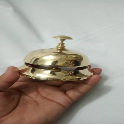 Κουδούνι Υπηρεσίας, Κουδούνι Πάγκου Υποδοχής Ξενοδοχείου, Κουδούνι Κλήσης Καταστήματος Εστιατορίου, Στρογγυλό Σιδερένιο Κουδούνι Τραπεζιού Γραφείου