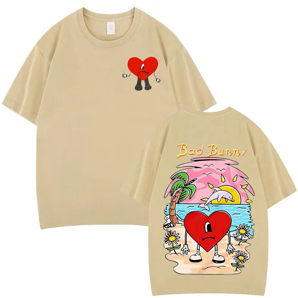 Bad Bunny Un Verano Sin Ti Graphic Tshirt Unisex Women 100 Cotton Fashion TShirts Summer Loose and Casual Aesthetic Tshirts