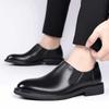 Fashion Men's Casual Leather Shoes Luxury Cowhide Leather Shoe Classic Business Dress Shoes Slip-On Loafers Oxford Office Shoe Man Shoes