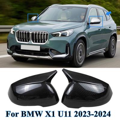 Para BMW X1 U11 U12 2023 2024 Tampa do espelho retrovisor lateral Capa de buzina Capa de acabamento Acessórios para carro
