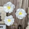 New 3 Heads Artificial Simulation Flowers Long Stem DIY Silk Flower Bouquet Bridal Bouquets Lifelike Flowers Floral Arrangement