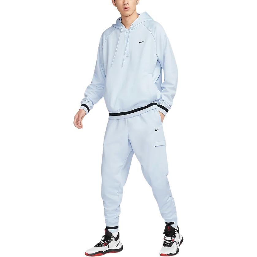 Nike Therma FIT Fashion Comfortable Soft Fleece Lined Cargo Pants Men's White Gold FZ0667-043