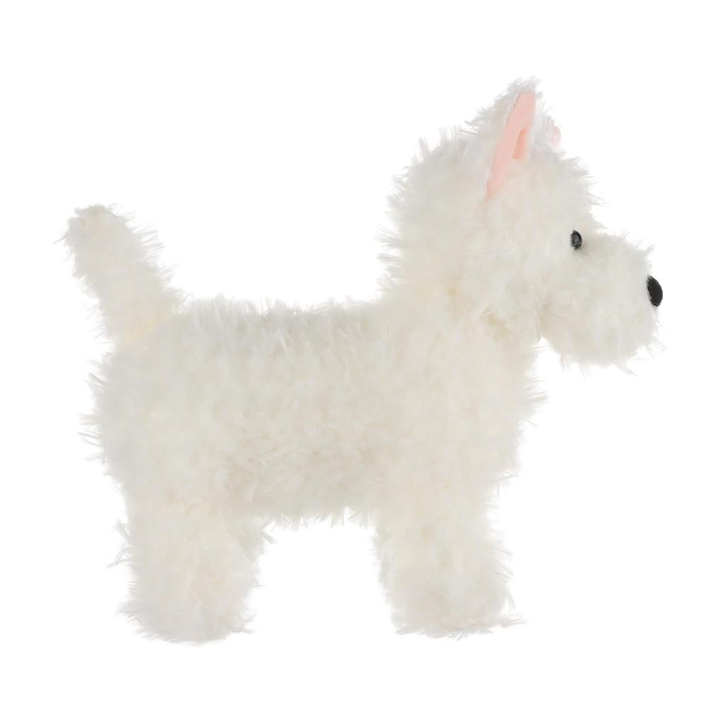 Apricot Lamb West Highland Dog Xiao Yun Plush Toy for Soft and Fluffy West Highland Dog Xiao Yun for Girls and 24cm Children, Cute, Boys,