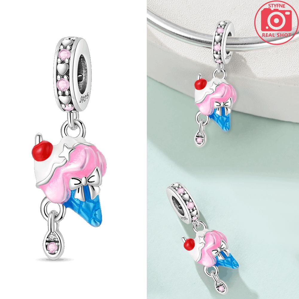 New Summer Coconut Beach Travel Ai Robot 100% Copper Charms Fit Original Bracelet Diy Jewelry Making Women Gift