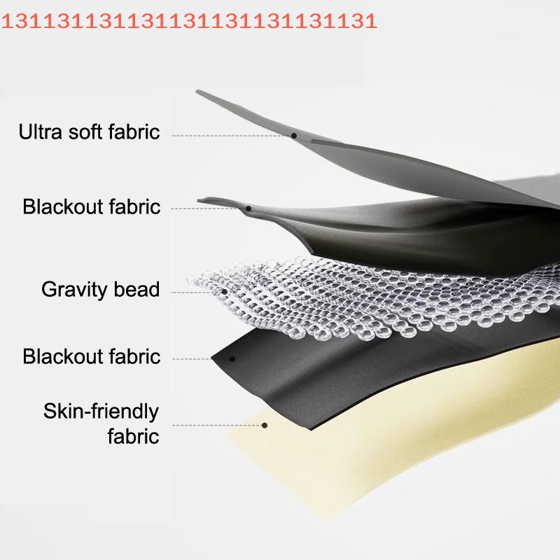 Gewichtete Schwerkraft-Augenmaske Schlafen Bequem Lichtblockierendes Stirnband Für Tiefen Schlaf Stressabbau Reise Geschenk Für Männer Frauen