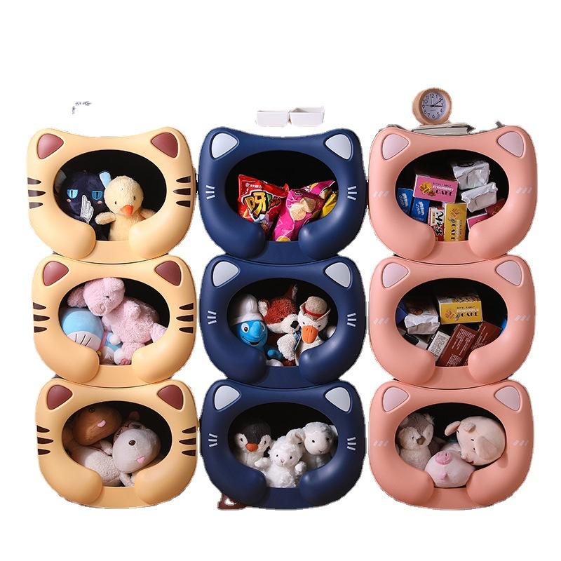 Children's Toy Storage Rack Baby Storage Box Multi-layer Large Capacity Household Kindergarten Locker Bookshelf