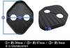 BRIGHTZ Tanto Custom LA650S LA660S Carbon Style Door Striker Cover 1PC [STRIKER-002-1PC] LA650 LA660