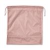 MUJI Polyester Mesh Drawstring Double 34 X 37 X 14 84476037 Bag, Type, Pink, L, Approx. Cm,