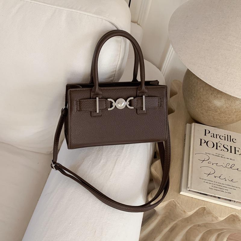 High-end Retro Crossbody Bag, Fashionable Handbag, Single Shoulder Small Square Bag