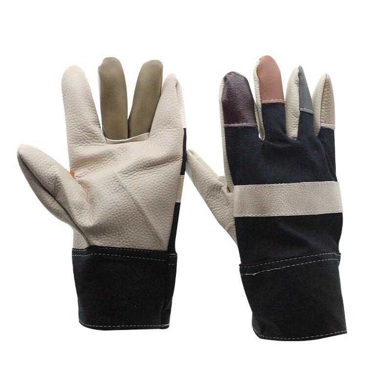 Soft Cowhide Heat-Resistant Welding Gloves