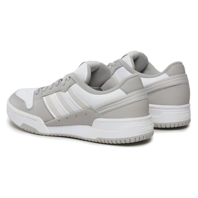 Adidas Originals Team Court 2 Comfortable Casual Non-Slip Durable Low-Top Skate Shoes Unisex Sneakers White Gray IF1199