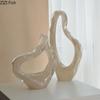 Fluttering Ribbons Glass Ornaments Modern Handicrafts Desk Decoration Abstract Twisted Ribbon Sculpture Room Aesthetics Decor