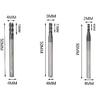 CNC End Mill Set, Carbide Tungsten Steel 4 Fultes Milling Cutter, Router Bits Rotary Bits Tool Straight Shank 2-12mm 8pcs