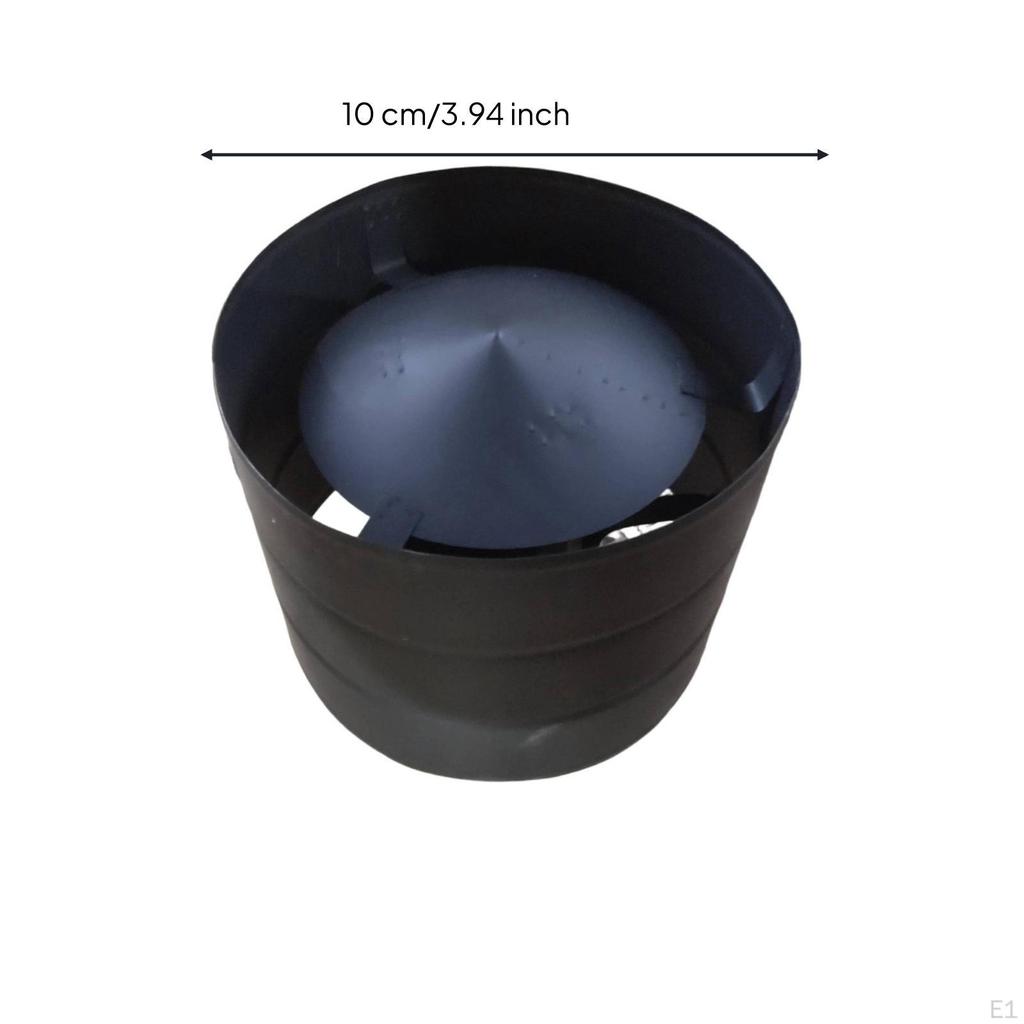 Chimney Weather Hood Weatherproof Heating Flue Cap HeatTolerant for Fireplace 100MM Rain