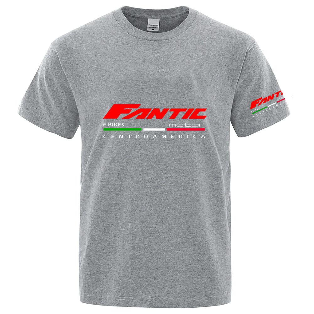 Fantic Motor Logo Print 2026 Unisex Freizeit Sportoberteile Joggen Radfahren Sommer Schnelltrocknend Tägliches Laufen Sportbekleidung T-Shirt