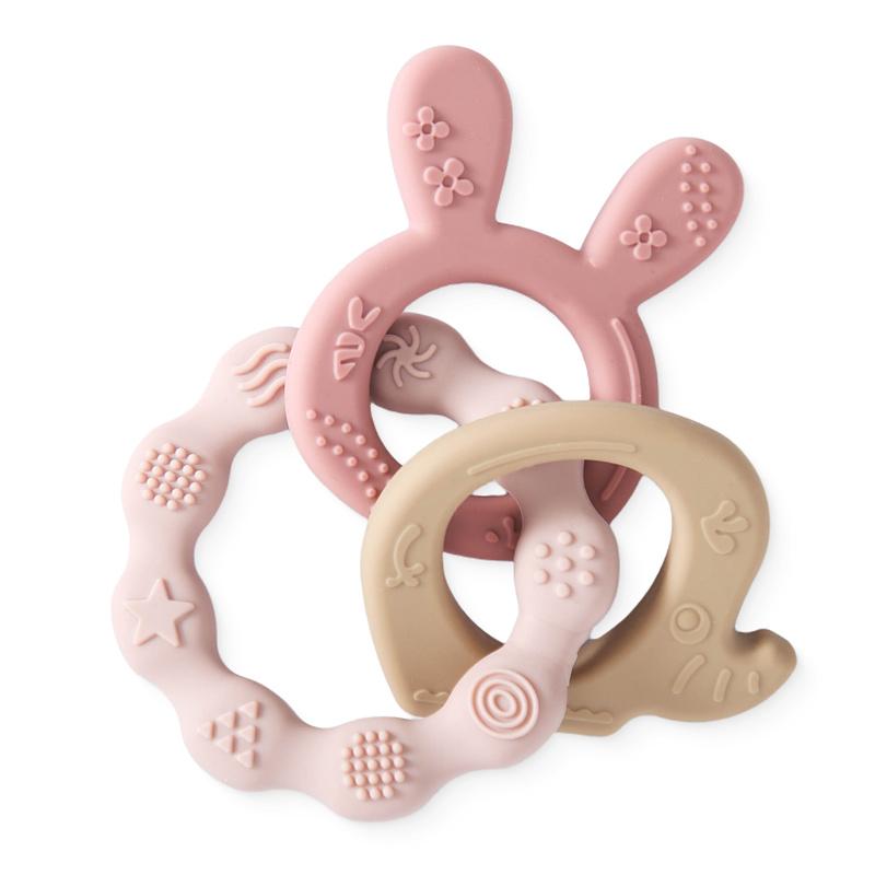 1pcs Baby Silicone Training Toothbrush BPA Free Animal Koala Safe Toddle Teether Chew Toys Teething Ring Infant Baby Accessorie