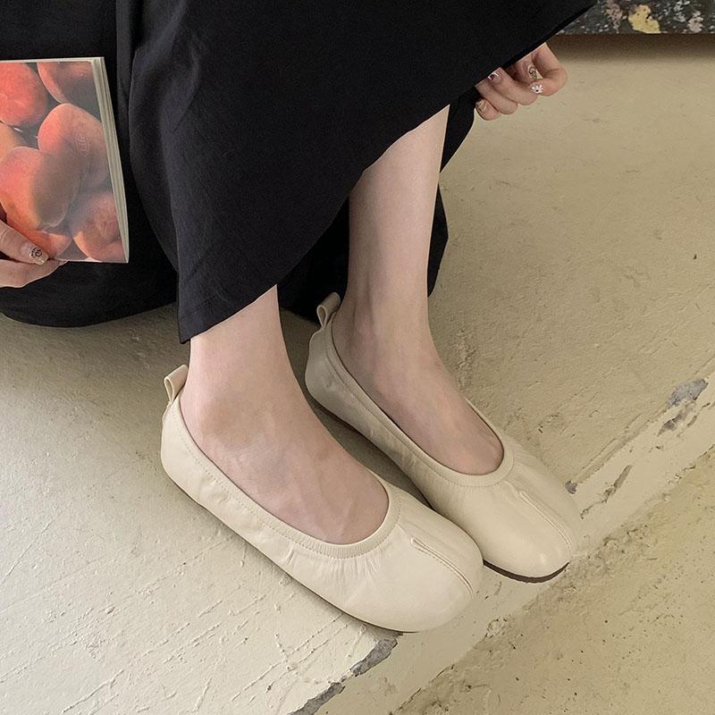 Fashion Fashion Round Toe Women Ballet Flats Dance Shoes New In Summer Spring Female Shallow Footwear Ladies Flats Slip On Shoes