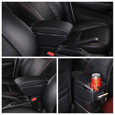 Bilarmstöd För SUZUKI SX4 2011-2022 Eftermontering Förvaringslåda Biltillbehör Infällbar Dubbla Lager