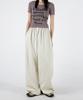 UMM Women'S Four Seasons Wide Pants With Drawstring Hem 5 Colors