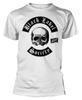 Black Label Society Totenkopf Logo Weißes T-Shirt NEU OFFIZIELL