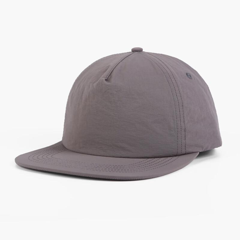 Nylon 5-Panel Flat Brim Sports Cap