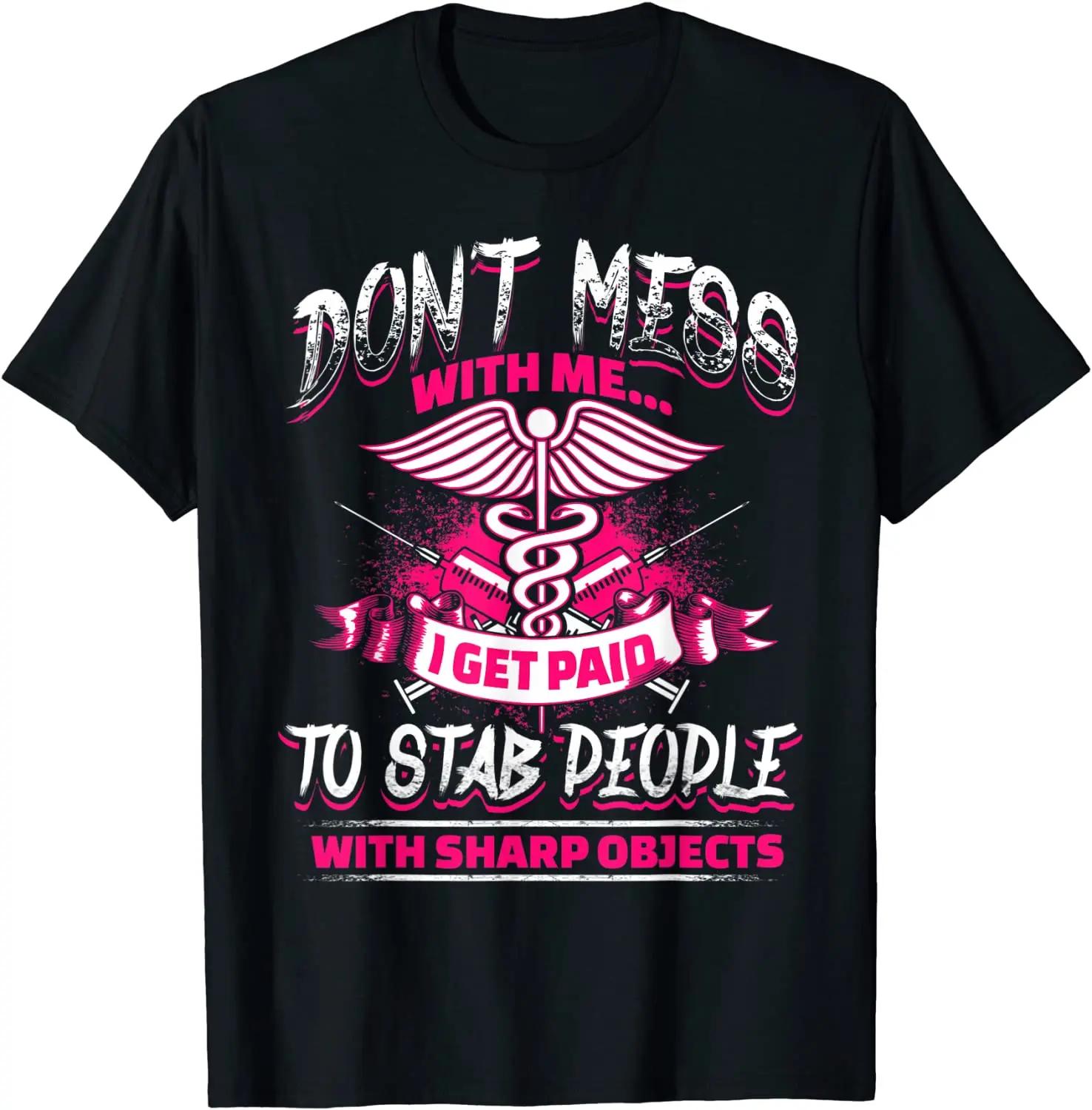 STAB PEOPLE Funny Tshirt Funny Nurses Nursing RN LVN Tshi... S