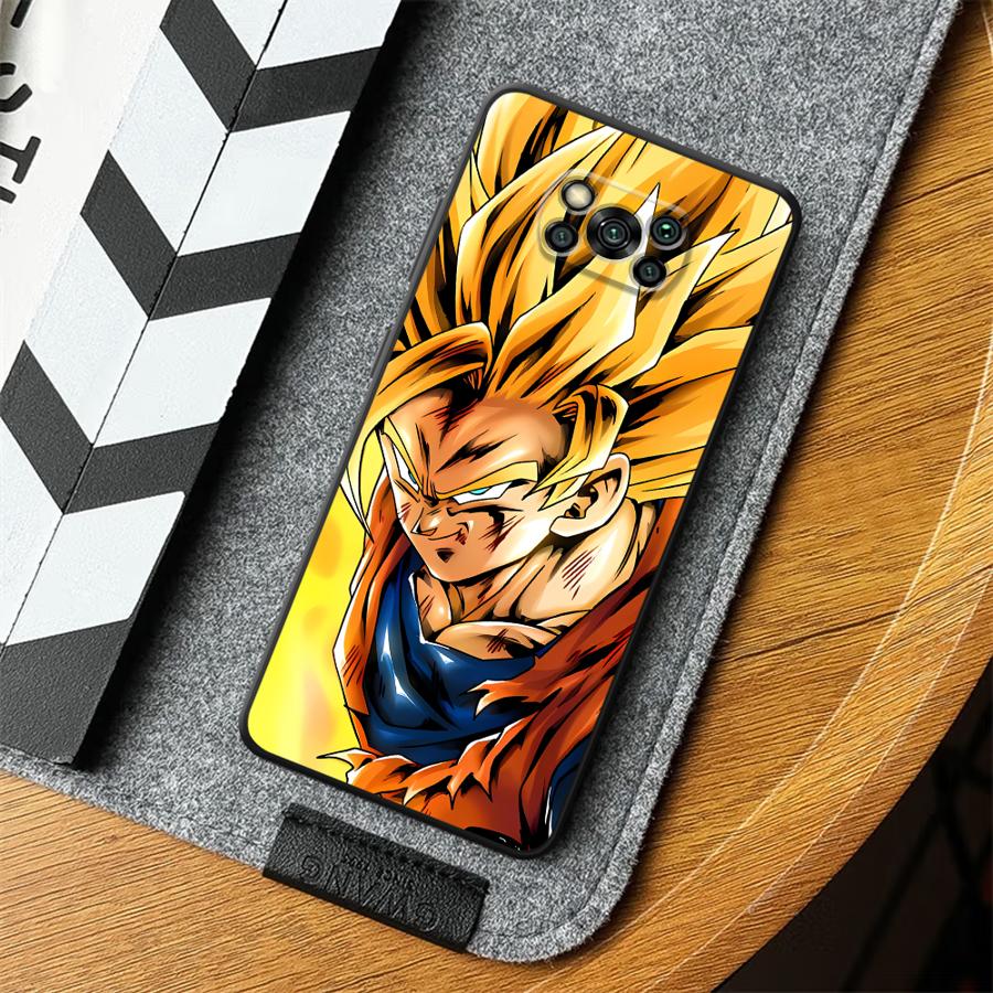Case for Xiaomi Poco C50 M3 M4 Pro M5 X3 X4 X5 C51 F3 F4 F5 C65 Funda Phone Cover D-ragonS B-allS Goku