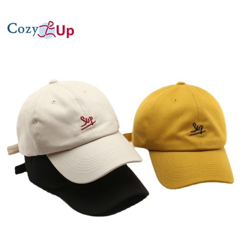 

Cozy Up Унисекс Хлопок Бейсболка Мода Письмо Вышивка Хип-Хоп Casual