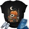Graphic Tees for Women Fall Tshirts Vintage Tops Cute Floral Wildflower Girls Shirts