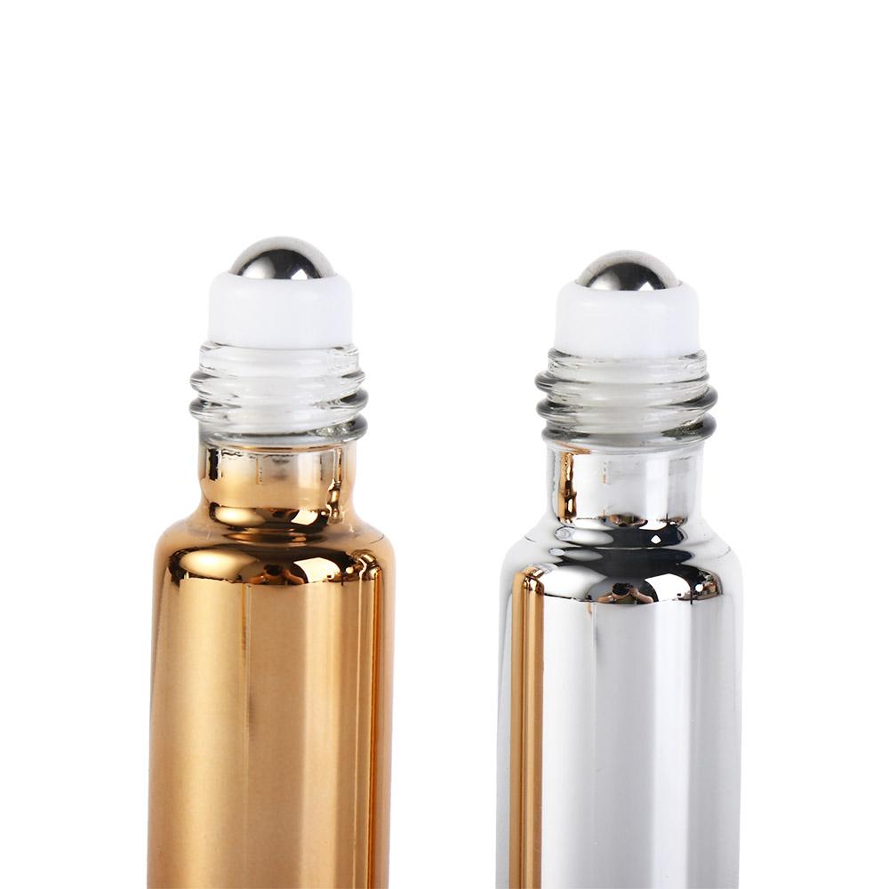 Stainless Steel Refillable Bottles Cosmetics Container Essential Oil Roller Bottles Roller Bottles