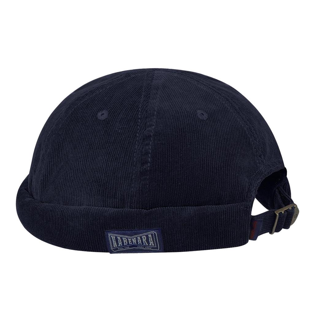 Clape Brimless Roll Retro Watch Outdoor Men's Cap, Cotton, Style, Casual, Slimming, Round, Cap, Unisex, (C-HBH01-Navy Blue)