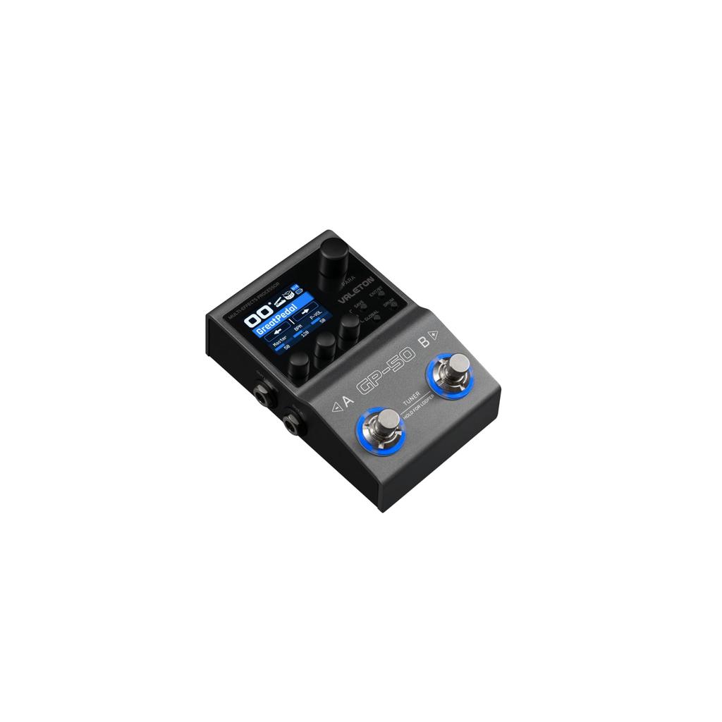 VALETON GP-50 Multi-Effects Pedal Amp Simulator Cabinet Modeling USB Looper Tuner Drum