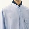 CROQUIS Men's 2026 Summer Casual Loose Fit Stand Collar Long Sleeve Shirt