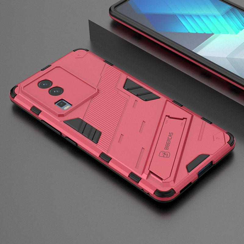 For Vivo iQOO NEO 7 NEO7 SE Armor Shockproof Phone Case Back Cover Magnetic Kickstand Anti-Fall Protect Coque Cases