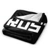Rust Game Logo Blanket Soft Warm Flannel Throw Blanket Cover for Bed Living Room Picnic Travel Home Couch