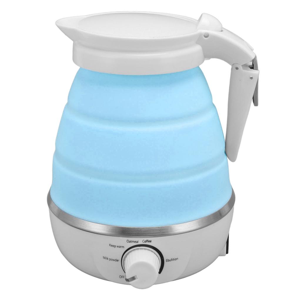 600ml Travel Foldable Electric Kettle Auto Power Off Adjustable Temperature Portable Collapsible Electric Water Kettle