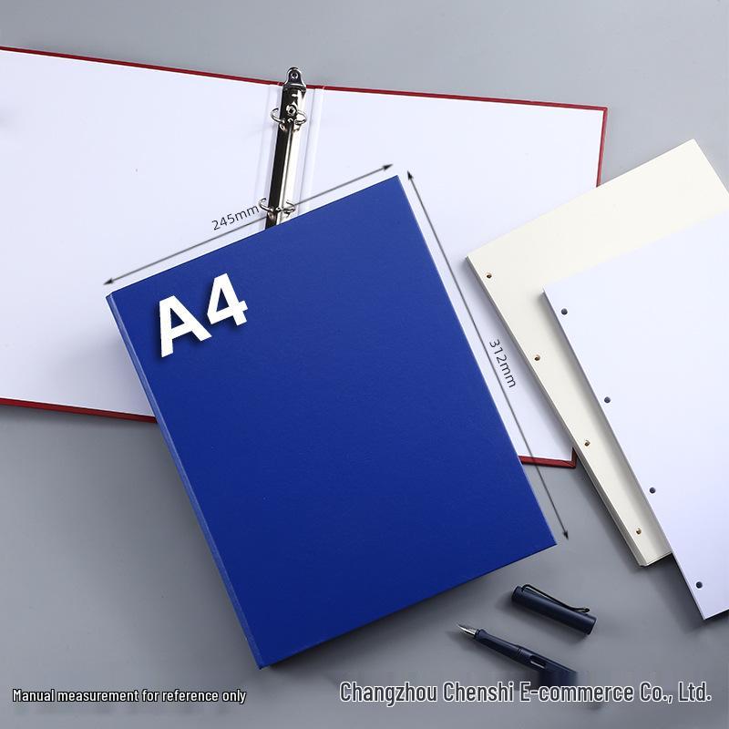 Chenshi Leather A4 Business Notebook & 4-Hole File Folder with Logo